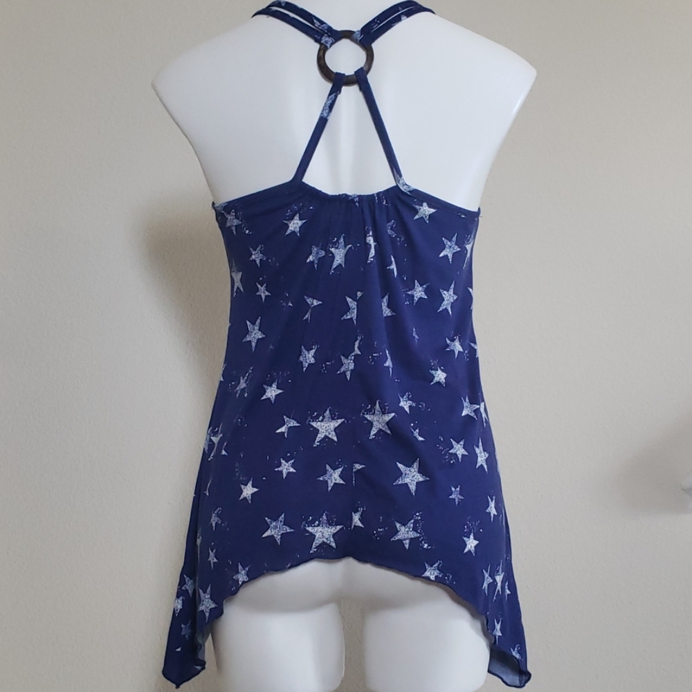 Blue boho top - Picture 3 of 4